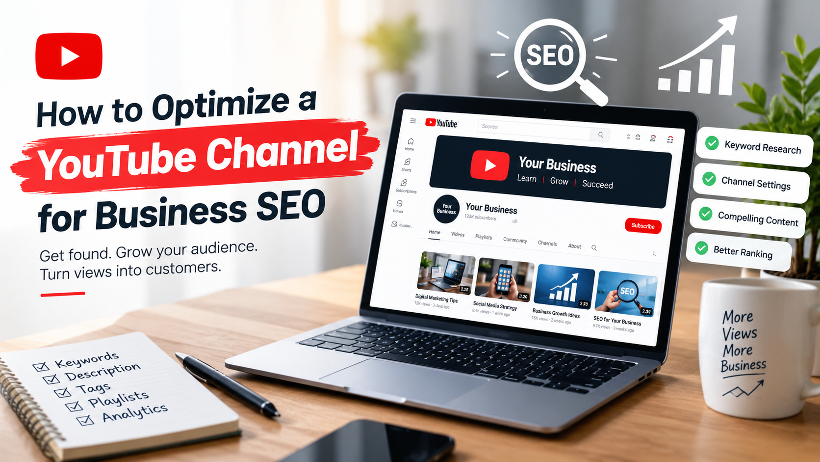 How to Optimize a YouTube Channel for Business SEO